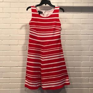 INC International Concepts Red/White Dress, Medium
